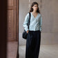 Wool blend wide-leg banana casual pants | 5 color