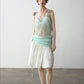 Viscose blend lightweight fringed edge knit scarf | 3 color