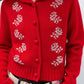 100% sheep wool hand-beaded rose cardigan | 3 color