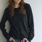 Wool blend back lines loose fit knitwear | 6 color