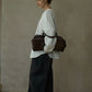 100% cotton contrast stitching loose shirt | 3 color