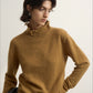 100% sheep wool raw-edge casual vibe sweater | 5 color