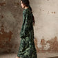 Lyocell blend romantic leaf print shirt | 2 color