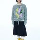Alpaca blend soft and cozy jacquard sweater | 4 color
