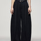 Carambola silhouette wide leg suit pants