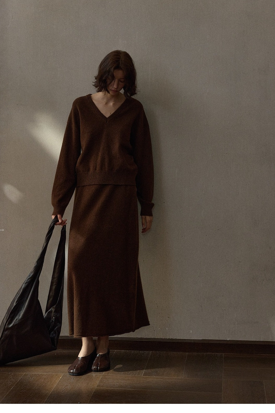 Soft 100% wool knit skirt | 3 color
