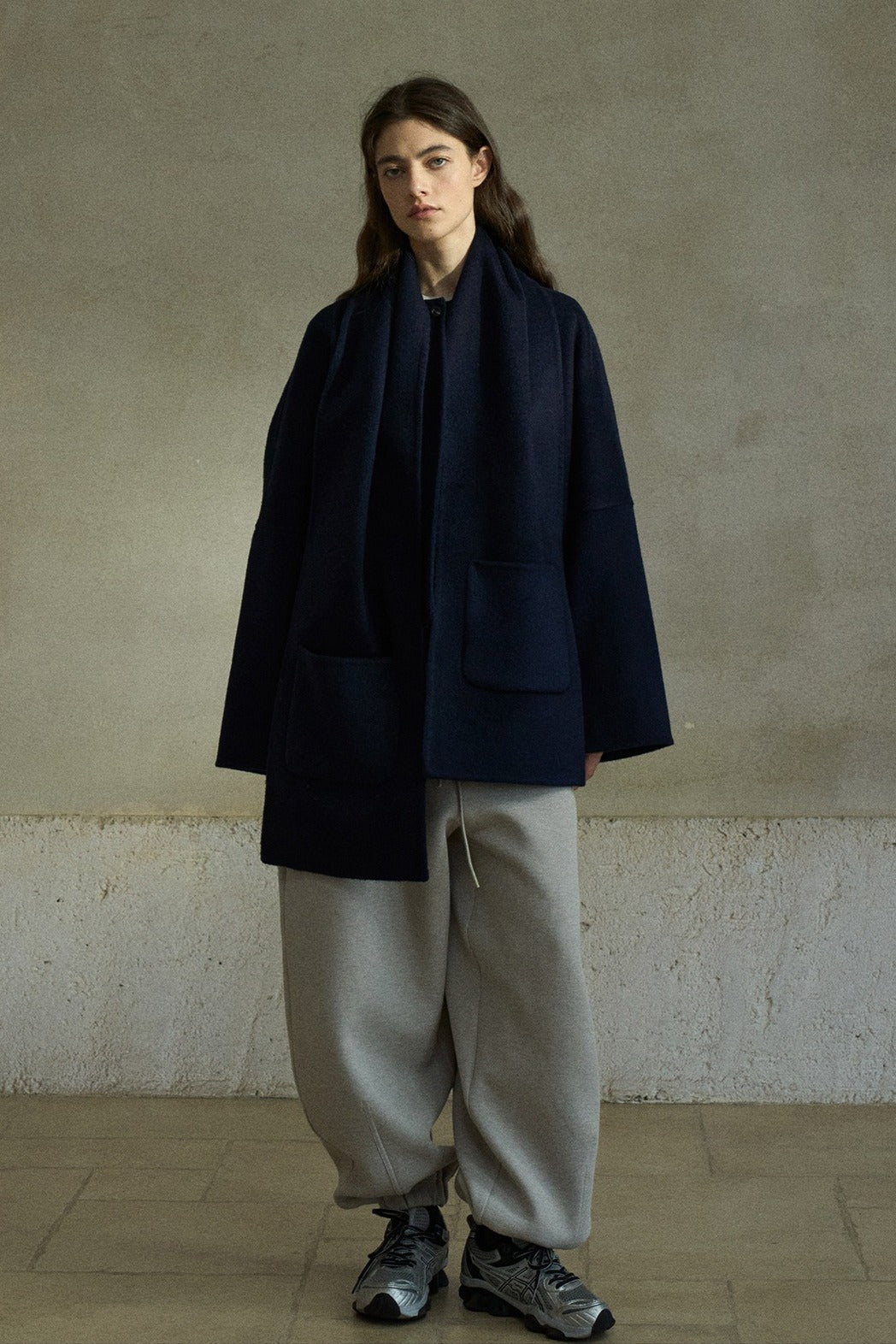 Écharpe douillette 100 % laine avec poche | 6 couleurs