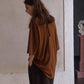 Relaxed-fit back split loose T-shirt | 5 color