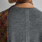 Wool blend back lines loose fit knitwear | 6 color