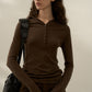 Wool containing soft hoodie knitwear | 3 color