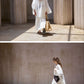 Cotton blend textured and sheer loose shirt | 3 color