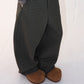 Quilted banana casual wide leg pants | 3 color