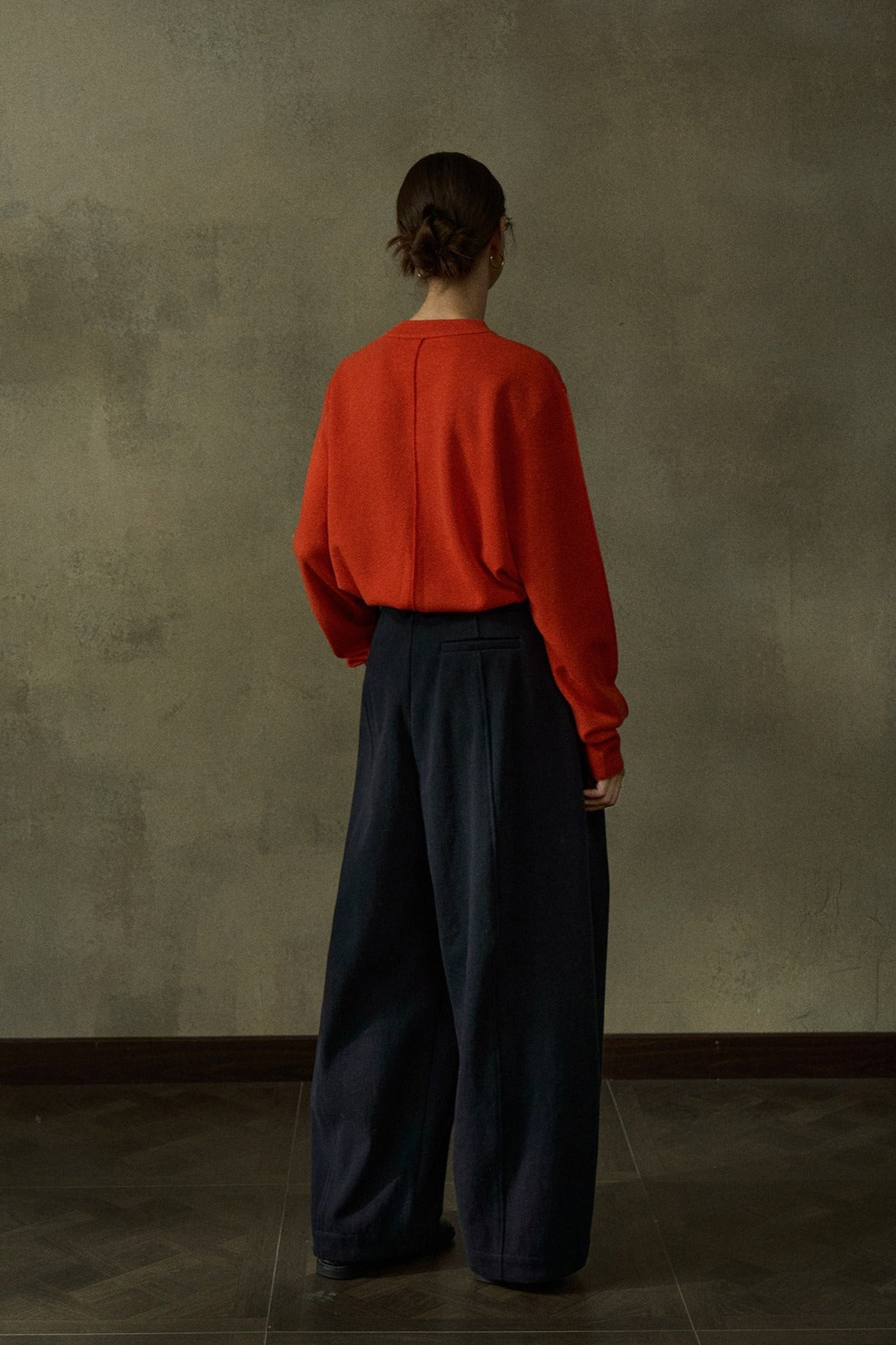 Wool blend classic round neck sweater | 6 color