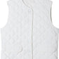 Goose down warm & cozy diamond-quilted vest | 2 color