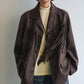 Suede texture fringe blazer | 2 color