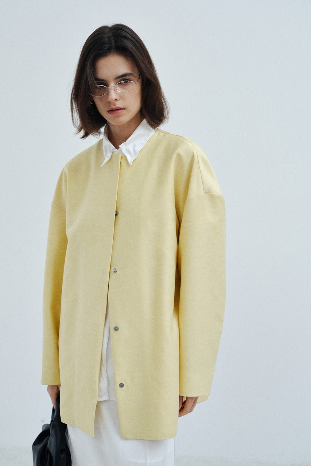 Minimalist structured jacket | 2 color