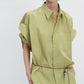 100% cotton chic shirt with rolled-up sleeves | 4 color