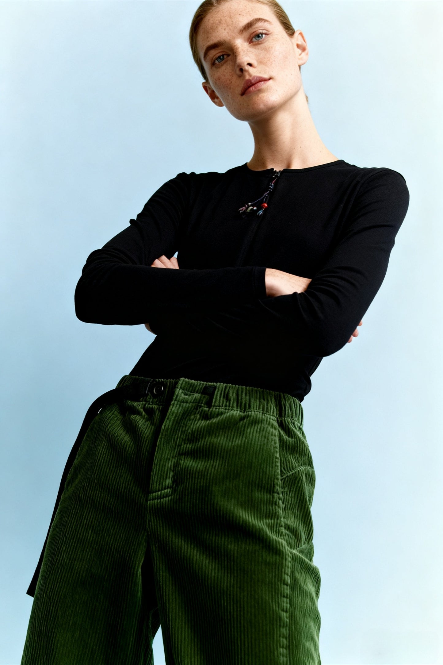 Wool blend soft fit base knitwear | 2 color