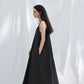 Cotton blend soft sling dress | 4 color