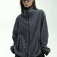 Casual & versatile stand collar loose jacket | 4 color