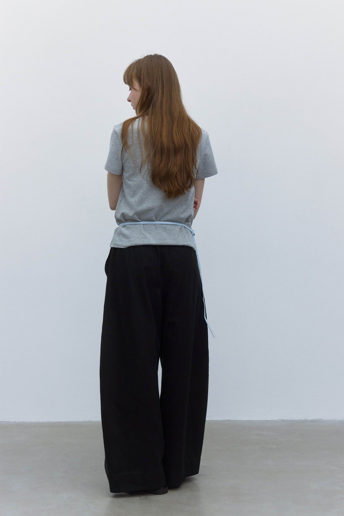 Lyocell-cotton lantern shape relaxed-fit pants | 6 color