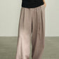 Lyocell blend linen straight pants | 3 color