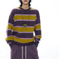 Alpaca blend bold stripe sweater | 4 color