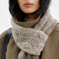 Mink fur warm mini scarf | 2 color