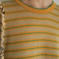 Wool blend oversized striped knitwear | 5 color