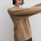 Alpaca wool blended oversized sweater | 4 color