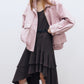 Relaxed-fit soft PU coating jacket | 3 color