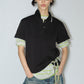 Camiseta polo clásica elástica de estilo moderno.