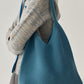 100% wool simple elegant knit bag | 2 color