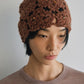 Acrylic blend hand-crocheted lace hat | 3 color