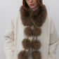 Fox fur fluffy soft touch scarf | 3 color