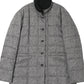 Wool blend fabric with duck down quilted down jacket | 2 color
