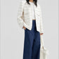 Wool blend elegant tweed jacket