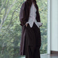 Cotton textured fabric relaxed fit trench coat | 2 color