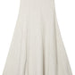 Wool blend soft elegant fishtail hem skirt