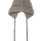 Cashmere-alpaca blend soft long hair hat