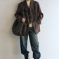 Suede texture fringe blazer | 2 color