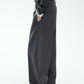 Sleek banana-shaped cropped suit pants | 4 color