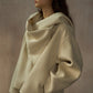 Wool-silk-angora double-faced jacket scarf collar | 4 color
