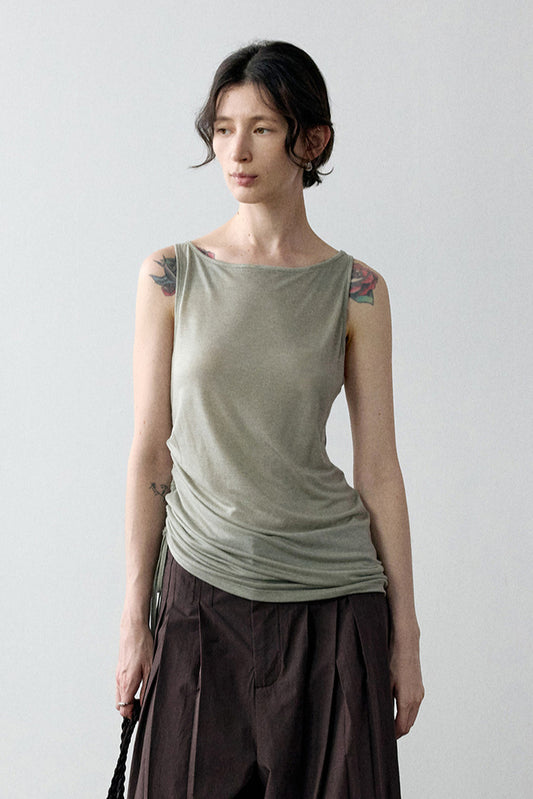 Lyocell blend soft and smooth vest top | 5 color