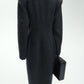 100% wool hourglass silhouette overcoat | 3 color