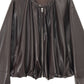 Romantic pleated soft PU jacket | 3 color