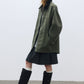 100% cotton barn-style mid-length jacket | 2 color