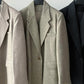 Wool blend loose style smart suit blazer | 3 color