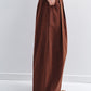Viscose blend cool feel banana-shape loose pants | 4 color