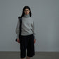 100% wool soft touch lantern sleeve cuff turtleneck sweater | 3 color